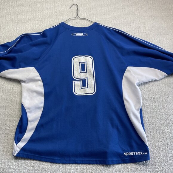 Vintage Y2K New Holland Tractor Hockey Jersey Men’s Sz XXL Blue Farm Equipment - Picture 14 of 15